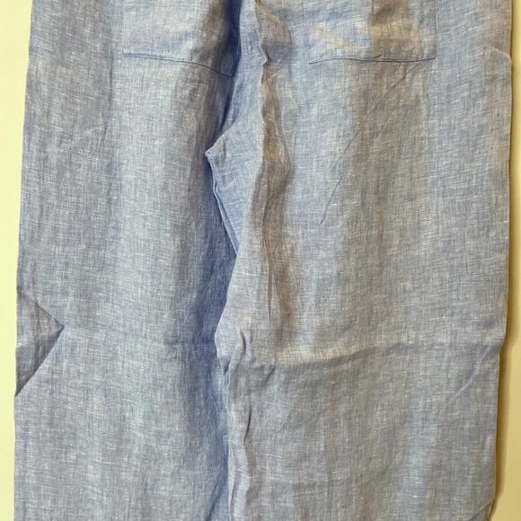 J.Crew New Soleil Pant Linen Elastic Waist Vacation Holiday CI939 French Small - Picture 11 of 15